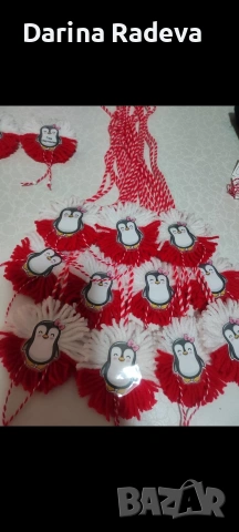 Мартеници за градина,училище, снимка 5 - Ръчно изработени сувенири - 53373904