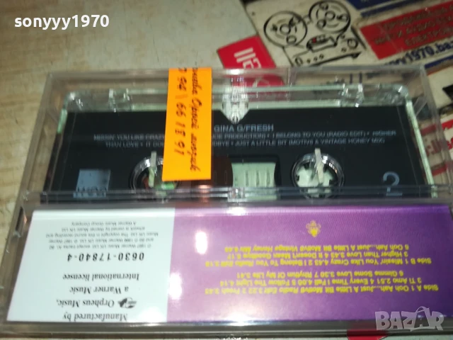 заявена-GINA G/FRESH-ORIGINAL TAPE 0606251057, снимка 2 - Аудио касети - 50571210