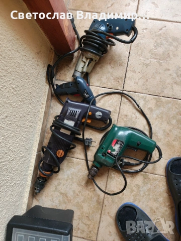 Използван електрически трион Makita, 4 бормашини (1 ударна) и електрическа отвертка., снимка 4 - Бормашини - 54019196