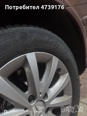 Комплект джанти с гуми за Мерцедес 215/55/16, снимка 2 - Гуми и джанти - 54220985