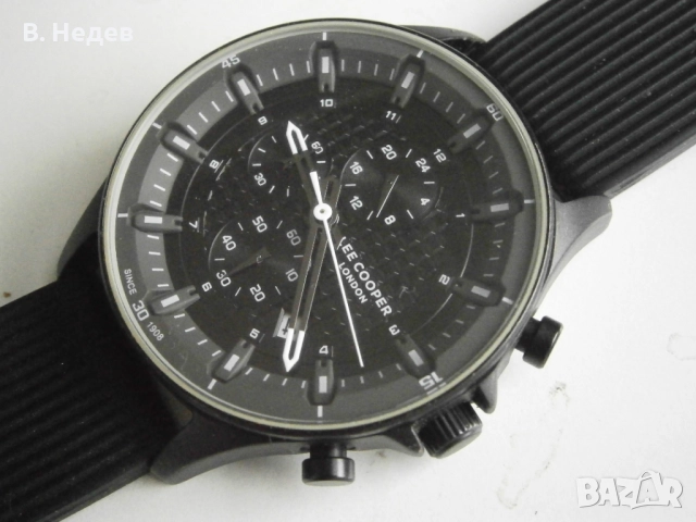 Lee Cooper, London, chronograph, quartz Citizen/Miyota, TOP!, снимка 2 - Мъжки - 51940411