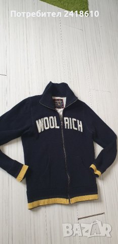 WOOLRICH Made in Italy Wool/Cotton Full Zip Mens  Size M Жилетка С цял Цип!, снимка 7 - Пуловери - 34144065