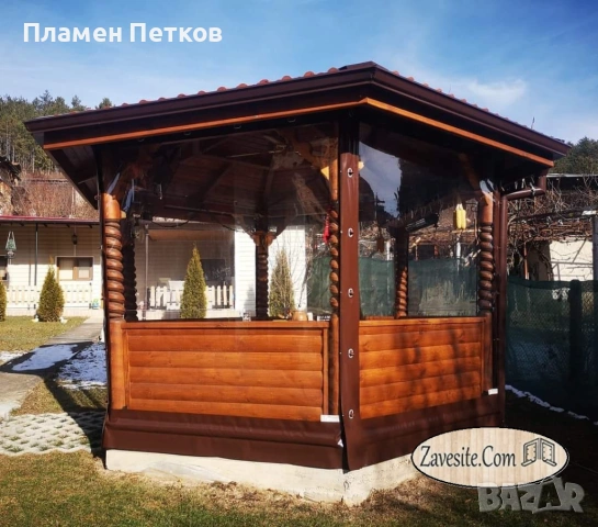 Изработка на Ветроупорни завеси, Врати за навеси, Беседки и Навеси!, снимка 2 - Ремонти на къщи - 54147161