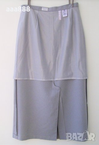 Дамска права пола с шлицове, снимка 7 - Поли - 32097734