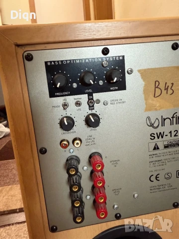 Infinity 12” subwoofer , снимка 13 - Тонколони - 51397321