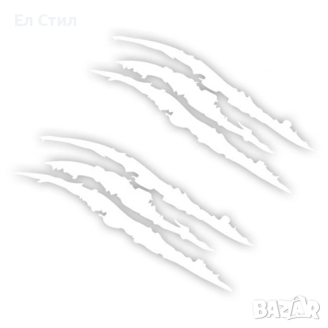 Стикери за кола с чудовищни нокти - 4 броя, снимка 10 - Аксесоари и консумативи - 53356165