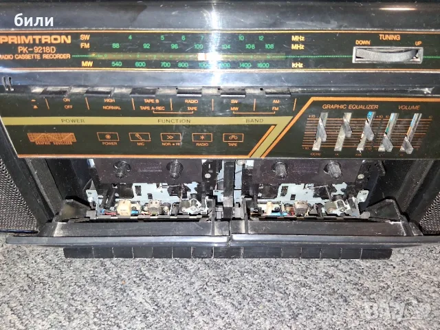 PRIMTRON JAPAN MODEL PK-9218 D, снимка 6 - Радиокасетофони, транзистори - 49413172