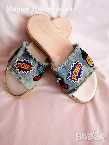 Дънкови чехли