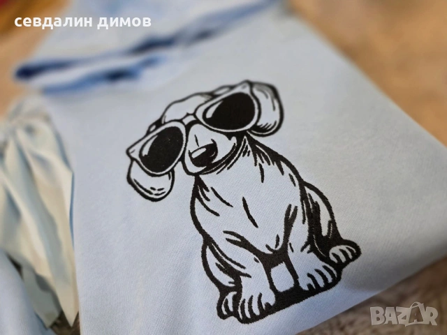 Суитшърт с бродерия