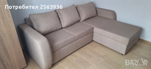 Ъглов диван, снимка 3 - Дивани и мека мебел - 54178771
