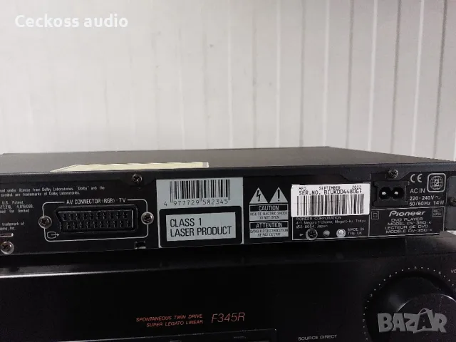 DVD PIONEER DV-350 S, снимка 6 - Ресийвъри, усилватели, смесителни пултове - 48730140