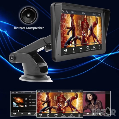 Android Авто Радио с Навигация – Безжичен CarPlay и Bluetooth, 7 инча, снимка 7 - Друга електроника - 52099347