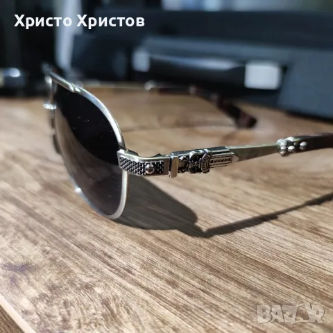 Мъжки луксозни слънчеви очила Chrome Hearts Blade Hummer 2, снимка 2 - Слънчеви и диоптрични очила - 47467385