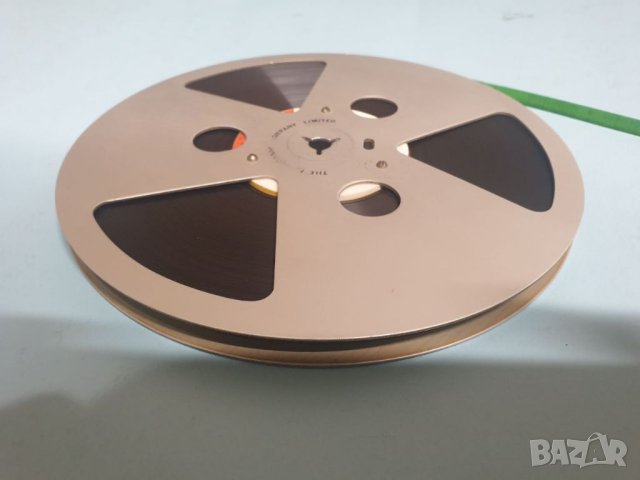 18см алуминиева магнетофонна ролка Ferrograph С лента. Добро състояние. , снимка 3 - Декове - 40526238