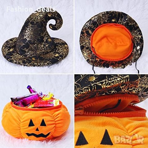 Нов комплект от 6 броя Хелоуин плюшени играчки Подарък Деца Украса Декорация, снимка 5 - Плюшени играчки - 42506147