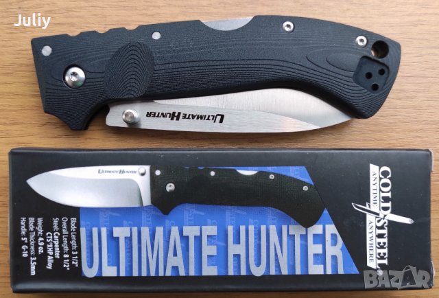 Сгъваем нож Cold Steel Ultimate Hunter, снимка 2 - Ножове - 37180456