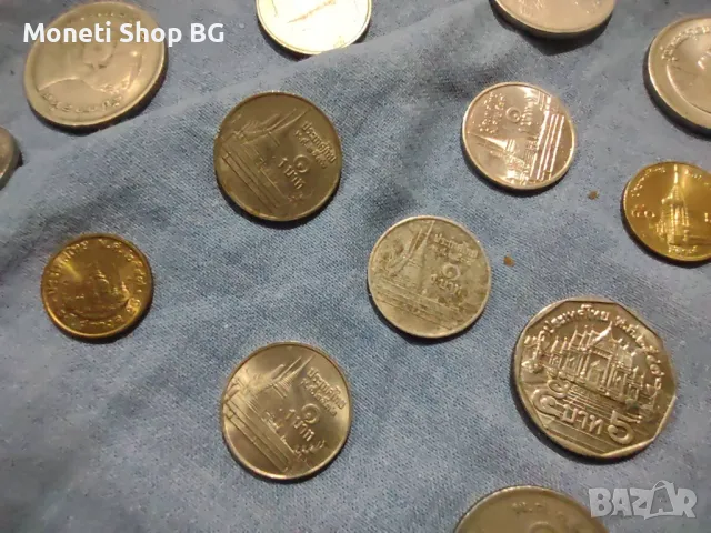 31бр.монети Тайланд- изобилие от разновидности както и номинали, снимка 6 - Нумизматика и бонистика - 49960176