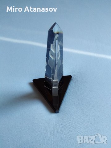 СССР кристален сувенир Спаската кула Кремъл Москва, снимка 2 - Колекции - 39909558