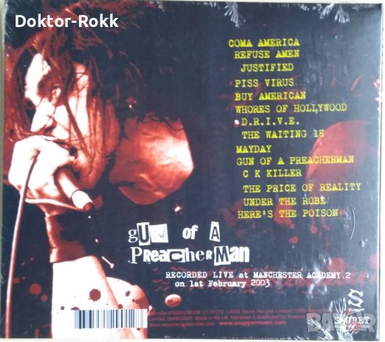 Amen – Gun Of A Preacher Man (2005, CD), снимка 2 - CD дискове - 39071316