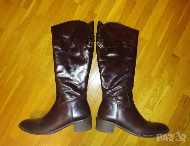 Италиански ботуши, номер 38, естествена кожа, снимка 10 - Дамски ботуши - 38654298