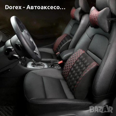 Комфортна масажираща възглавница за автомобил, предназначена за облекчаване на напрежението в кръста, снимка 11 - Аксесоари и консумативи - 54079529