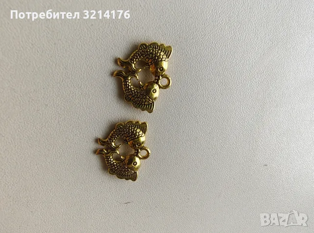 Висулка бижу - Влюбени рибки , снимка 4 - Други - 55817642