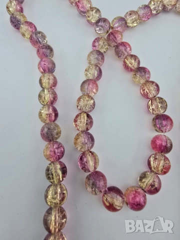 Стъклени Мъниста за бижута 10мм 8мм 6 мм 4мм J238, снимка 2 - Други - 52419133