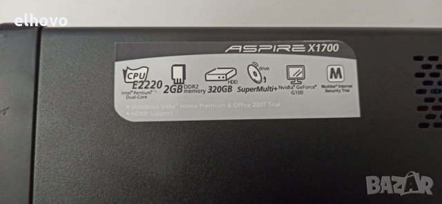 Настолен компютър Acer Intel Pentium Dual-Core, снимка 4 - Работни компютри - 30693179