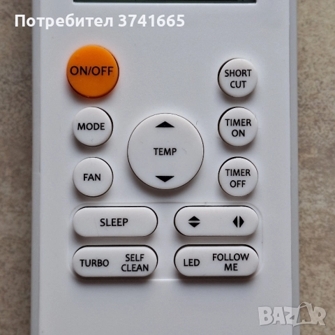 Дистанционно за климатик Midea,Treo,Bosch,Samsung RG57A16/BGEF, снимка 3 - Климатици - 51449703