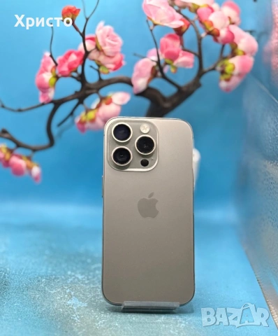Apple iPhone 15 Pro, 256GB, 5G, Natural Titanium  , снимка 6 - Apple iPhone - 54101771
