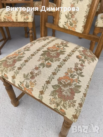 Комплект от 6 трапезни стола , снимка 9 - Столове - 54058815