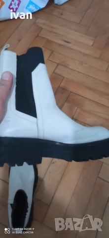 дамски боти stradivarius 37 бели , снимка 7 - Дамски боти - 51736274