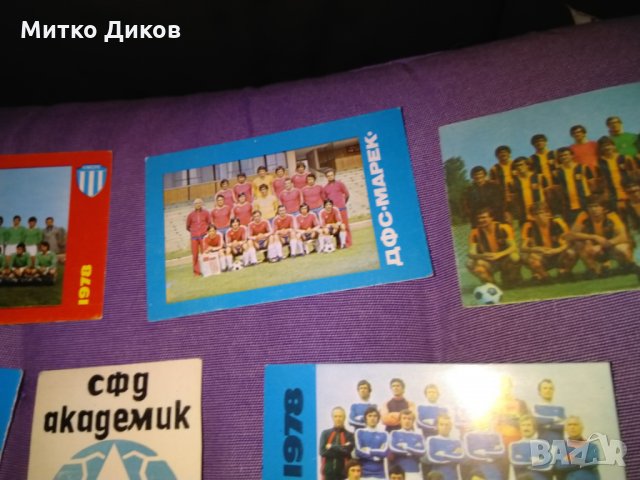 Календарчета стари на Марек -ЖСК Спартак-Черно Море-Тракия Ботев Вр-Стоичков-Академик, снимка 9 - Футбол - 29227062
