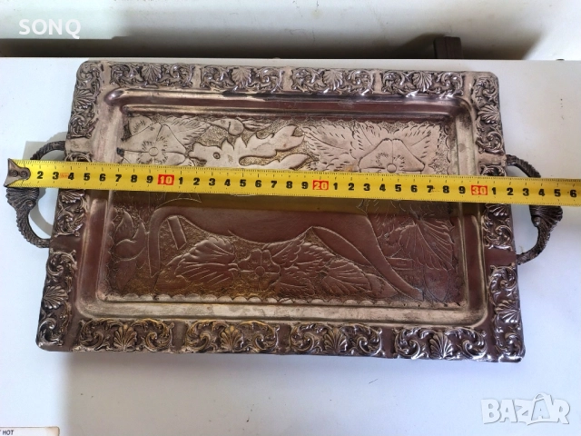 Страхотен Поднос Ръчна Изработка, снимка 7 - Антикварни и старинни предмети - 52125493