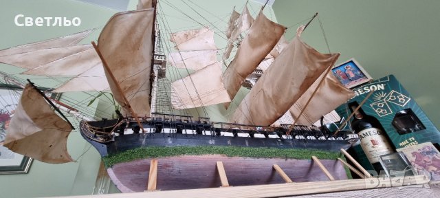 USS Constitution 1:96 макет на кораб, снимка 3 - Колекции - 44318027