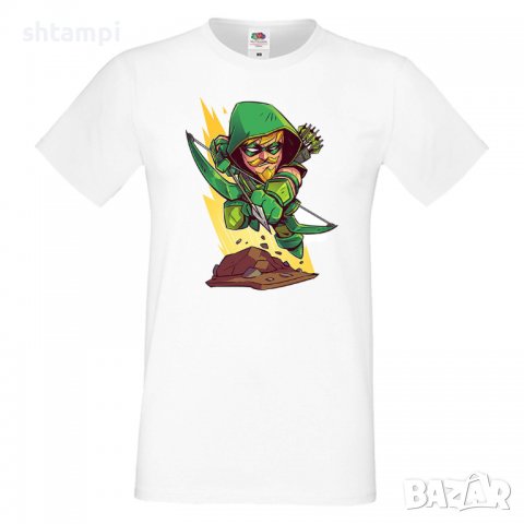 Мъжка тениска DC Green Arrow Star Wars Игра,Изненада,Подарък,Геймър, , снимка 5 - Тениски - 36800683