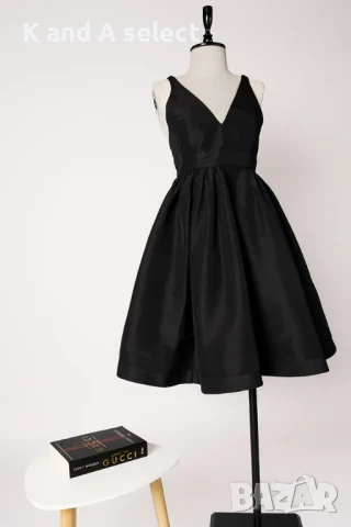 Черна рокля – Velvet Night, снимка 6 - Рокли - 51170724