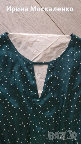 Сатенена рокля, снимка 2 - Рокли - 54028917