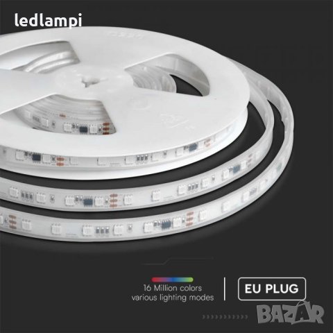 LED SMART Дигитална Лента Комплект RGB 24V Влагозащитена, снимка 4 - Лед осветление - 42611162