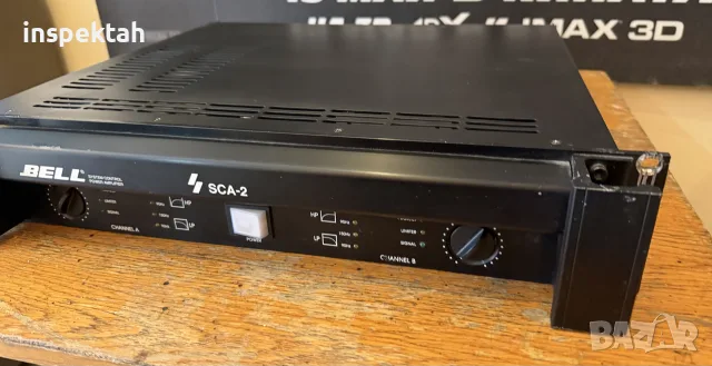 Bell SCA-2  усилвател 2x 500 W
, снимка 2 - Ресийвъри, усилватели, смесителни пултове - 56539783