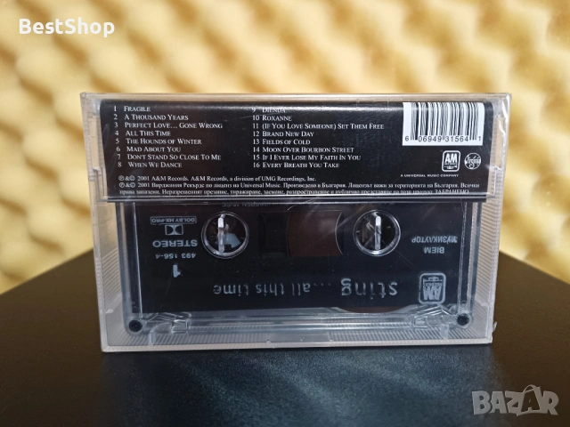 Sting - ...all this time, снимка 2 - Аудио касети - 53339360