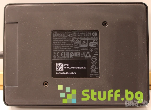 Докинг станция DELL WD15, снимка 5 - Лаптоп аксесоари - 50983647