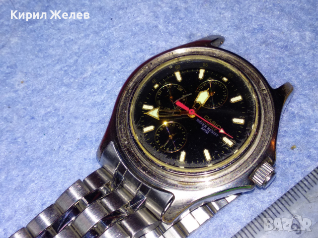 CASIO QUARTZ 1794 MTD-1015 JAPAN MOVT Оригинален ЧАСОВНИК КАСИО с ЧУДЕСНА НЕРЪЖДАЕМА ВЕРИЖКА 26465, снимка 11 - Мъжки - 44756609