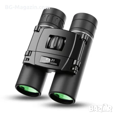 Компактен малък бинокъл Bushnell 8×21 за деца театър концерт наблюдение на птици планина джобен, снимка 7 - Екипировка - 50930508