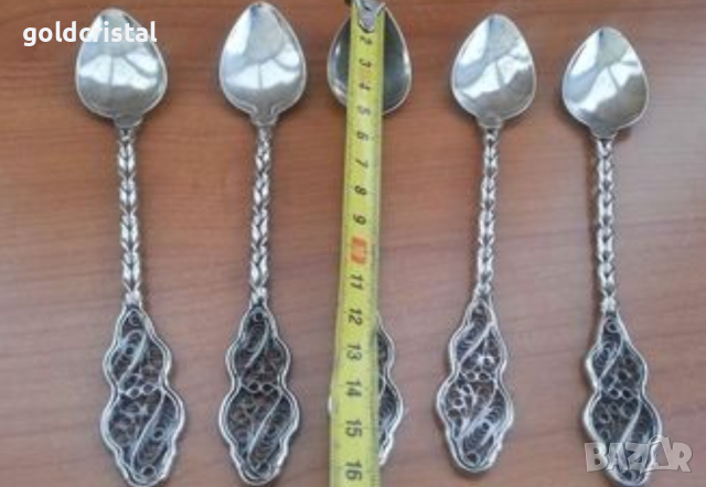 Лъжички филигран , снимка 2 - Антикварни и старинни предмети - 44681781