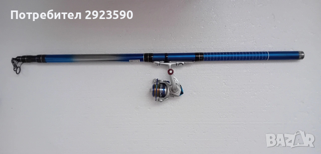 .Пръчка за перо с малка макара, снимка 3 - Въдици - 53067262