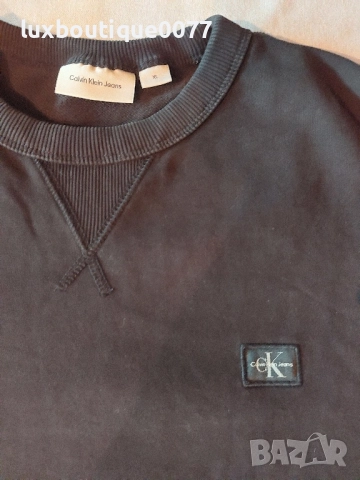 Чисто нов без етикет мъжки пуловер Calvin Klein Jeans XL , снимка 3 - Пуловери - 51640492