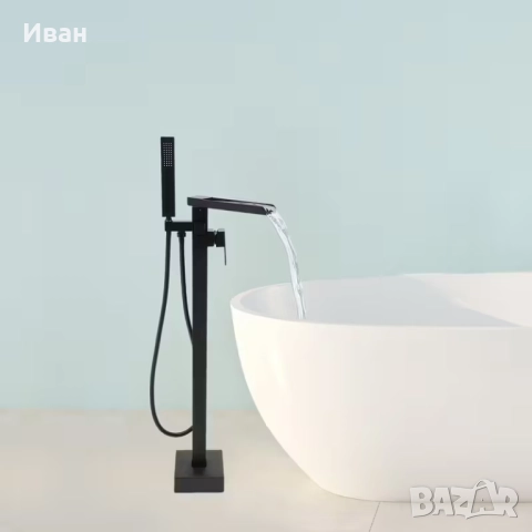 СТОЯЩ СМЕСИТЕЛ ЗА ВАНА BLACK, снимка 2 - Други стоки за дома - 52247563