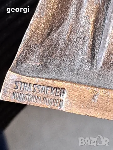 масивен марков бронзов свещник    19/1, снимка 8 - Декорация за дома - 49037264