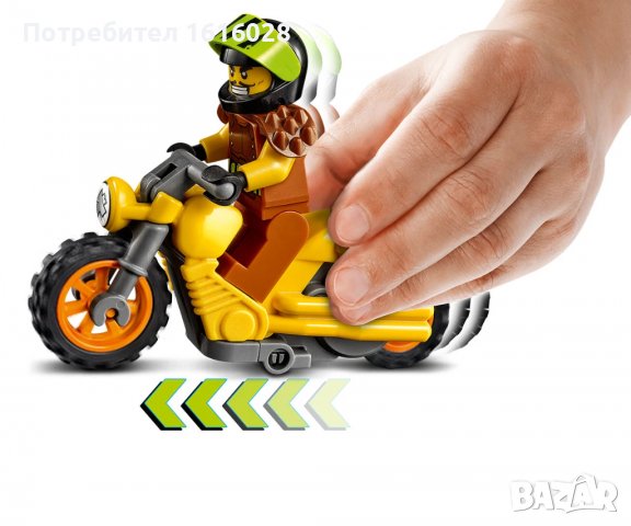LEGO® City Stunt 60297 и 60298 - Каскадьорски мотоциклет ракета, снимка 7 - Конструктори - 40028918